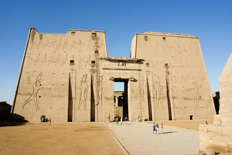 Visiting Edfu Temple of Horus on 7-day Cairo, Luxor and Aswan Tour